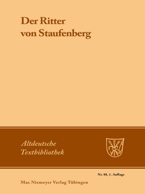 cover image of Der Ritter von Staufenberg